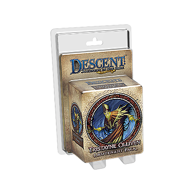 DESCENT 2ND ED: TRISTAYNE OLLIVEN LIEUTENANT PACK EN (深入绝地第二版：特里斯娅·欧里温副官包 英文版)