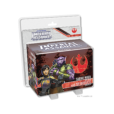 STAR WARS IMPERIAL ASSAULT SABINE WREN AND ZEB ORRELIOS ALLY PACK EN