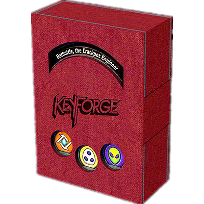 KEYFORGE DECK BOOK RED (熔钥秘境牌库书 红)