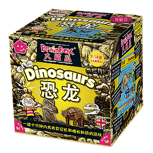 BRAINBOX DINOSAURS SQUARE BOX