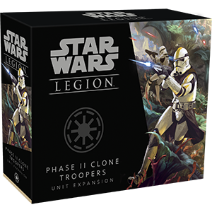 STAR WARS LEGION: PHASE II CLONE TROOPERS UNIT EXPANSION EN (星球大战军团：相位II克隆部队单位扩展 英文版)
