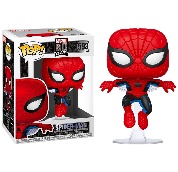 FUNKO POP MARVEL: 80TH- FIRST APPEARANCE SPIDER-MAN(MT) (FUNKO漫威漫画80周年：初代蜘蛛侠 电镀限定款)
